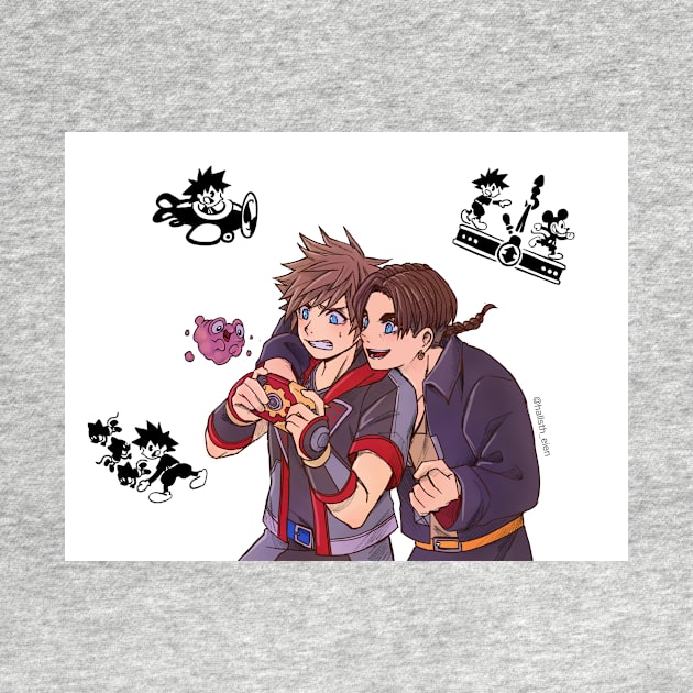 Sora and Jimbo by hallstheien